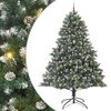 vidaXL &Aacute;rbol de Navidad artificial Verde 240 cm PVC, Pl&aacute;stico y Acero