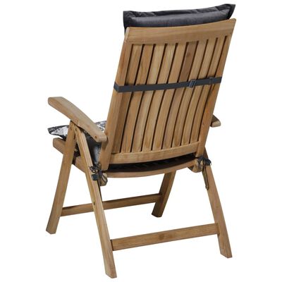 Madison Cojín para silla con respaldo alto Sifra gris 123x50 cm