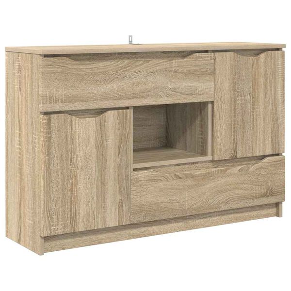 vidaXL Vitrina Roble Sonoma 100 x 30 x 65,6 Madera contrachapada
