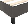 vidaXL Cama box spring con colch&oacute;n terciopelo gris oscuro 200x200 cm
