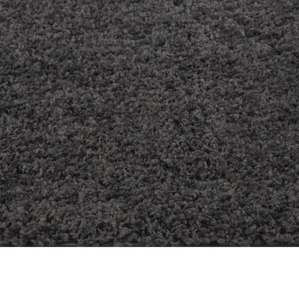 vidaXL Alfombra de pelo largo gris antracita 160x230 cm