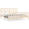 vidaXL Estructura de cama sin colch&oacute;n madera maciza de pino 200x200 cm