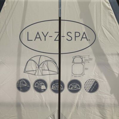 Bestway Lay-Z-Spa Tienda cúpula de bañera hidromasaje 390x390x255 cm