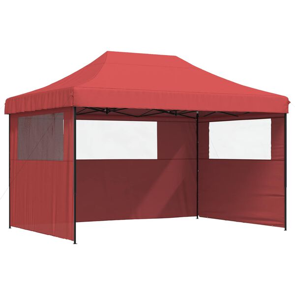 vidaXL Carpa de Fiesta Burdeos 279 x 410 x 315 cm Tela Oxford