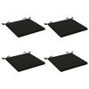 vidaXL Cojines de Asiento de 4 Piezas SOEST 4 uds. 100% Poli&eacute;ster