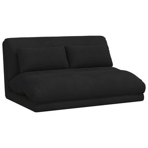vidaXL Sill&oacute;n ajustable Negro Terciopelo