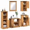 vidaXL Juego de muebles de ba&ntilde;o con caj&oacute;n VIGO 5 pcs Marr&oacute;n miel