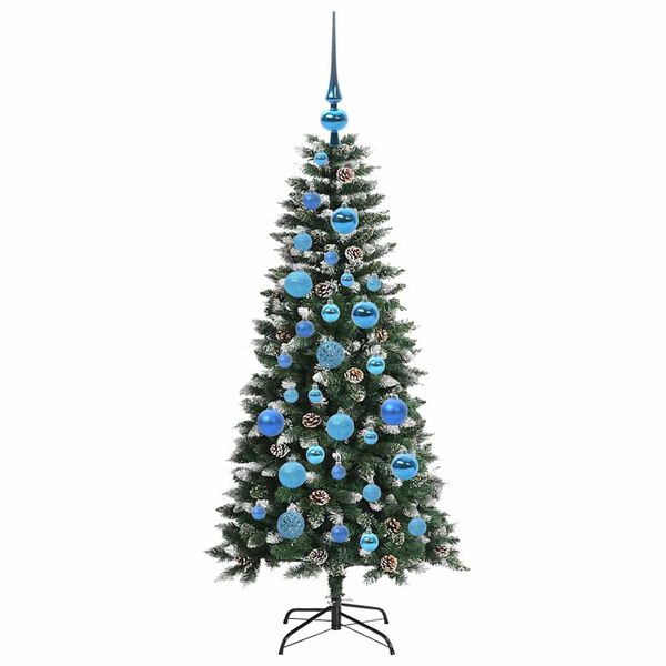 vidaXL Árbol de Navidad artificial con 150 LED Verde 50 x 50 x 120 cm