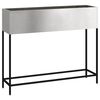 vidaXL Jardinera Elevada Plateado 100 x 26 x 82 cm Acero inoxidable
