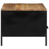 vidaXL Mesa de Café Marrón 90 x 50 x 40 cm Madera maciza de Mango