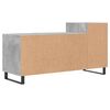 vidaXL Mueble para TV madera contrachapada gris hormig&oacute;n 100x35x55 cm
