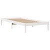 vidaXL Estructura de cama sin colch&oacute;n madera de pino blanca 90x200 cm
