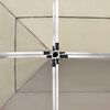 vidaXL Carpa plegable profesional y paredes aluminio crema 6x3m