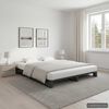 vidaXL Estructura de cama de palets madera maciza pino gris 140x200 cm