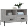 vidaXL Mueble de TV madera de ingeniería gris Sonoma 80x36x50 cm