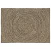 vidaXL Alfombras de &aacute;rea Natural y negro 120 x 170 cm yute