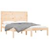 vidaXL Estructura de cama madera maciza de pino 120x200 cm