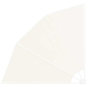 vidaXL Toldo lateral plegable de balc&oacute;n color crema 210x210 cm