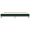 vidaXL Cama box spring sin colch&oacute;n terciopelo verde oscuro 180x220 cm