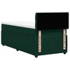 vidaXL Cama box spring con colch&oacute;n terciopelo verde oscuro 90x190 cm