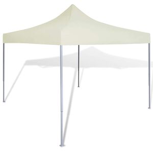 vidaXL Cenador plegable color crema 3x3 m