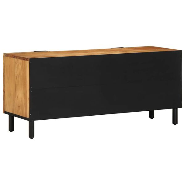 vidaXL Unidades de TV Madera de Acacia S&oacute;lida 105 x 33,5 x 46 cm