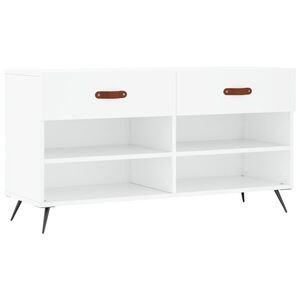 vidaXL Zapatero madera de ingenier&iacute;a blanco 102x35x55 cm