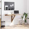 vidaXL Mesa plegable de pared color roble 100x60 cm