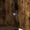 vidaXL Aparador con cajones y puertas roble ahumado 70,5x34x74,5 cm