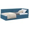 vidaXL Estructura de cama en esquina Azul 100 x 200 cm Terciopelo