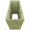 vidaXL Arriate de madera de pino impregnada 106x56x96 cm