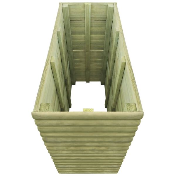 vidaXL Arriate de madera de pino impregnada 106x56x96 cm