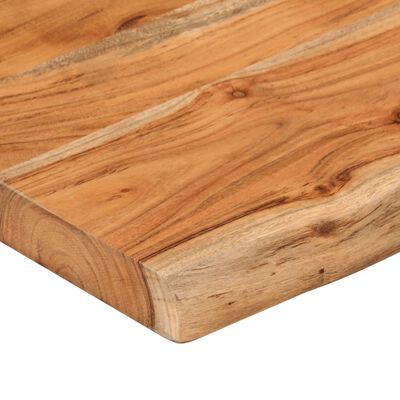 vidaXL Estante pared rectangular madera acacia borde vivo 180x20x3,8cm