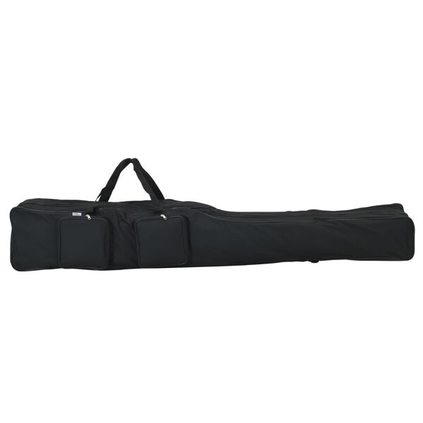 vidaXL Bolso para ca&ntilde;a de pescar tela oxford negro 160 cm