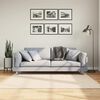 vidaXL Alfombra de pelo corto suave lavable HUARTE beige 160x160 cm
