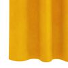 vidaXL Cortinas opacas 2 pcs Amarillo Mostaza 140 x 260 cm Terciopelo