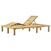 vidaXL Tumbona doble de madera de pino impregnada verde