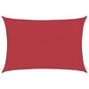 vidaXL Toldo de vela rojo HDPE 160 g/m&sup2; 4x5 m
