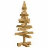 vidaXL &Aacute;rboles de Navidad Marr&oacute;n 60 cm Madera maciza de pino