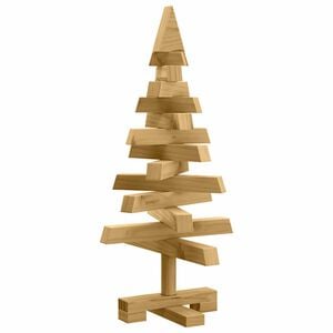 vidaXL &Aacute;rboles de Navidad Marr&oacute;n 60 cm Madera maciza de pino