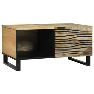 vidaXL Mesa de centro Natural 80 x 50 x 40 cm Madera de ingenier&iacute;a
