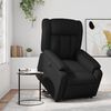 vidaXL Sill&oacute;n reclinable elevable el&eacute;ctrico de cuero sint&eacute;tico negro