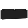 vidaXL Cabecero de cama acolchado Viana cuero sint&eacute;tico negro blanco 160 cm