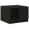 vidaXL Mesa de Caf&eacute; Roble Negro 50 x 50 x 36 cm Madera de ingenier&iacute;a
