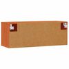 vidaXL Armario de Pared con estante Marr&oacute;n cera 80 x 30 x 30 cm