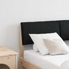 vidaXL Cabecero tapizado Negro 120 cm Madera de pino macizo