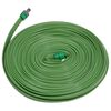 vidaXL Manguera de riego 3 tubos PVC verde 7,5 m