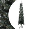 vidaXL &Aacute;rbol Navidad artificial estrecho con soporte PVC verde 240 cm