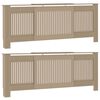 vidaXL Cubierta de Radiador 2 uds. Roble Sonoma 205 x 20,5 x 81,5cm