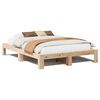 vidaXL Estructura de cama sin colch&oacute;n madera maciza de pino 140x190 cm
